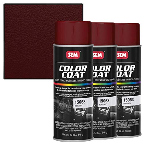 Amazon.com: SEM 15063, Burgandy, Vinyl Paint, Color Coat (3